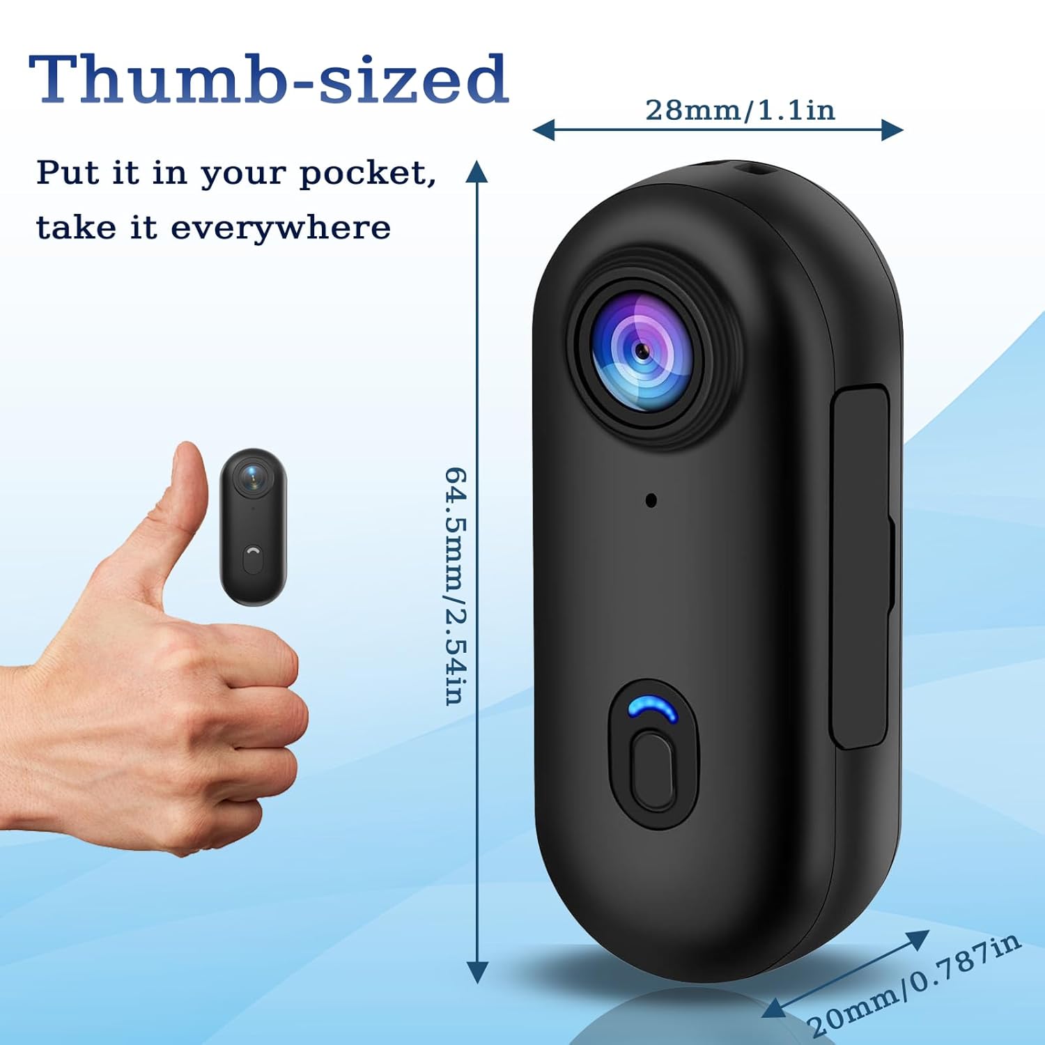 PixiCam™ - The #1 Smallest POV Camera
